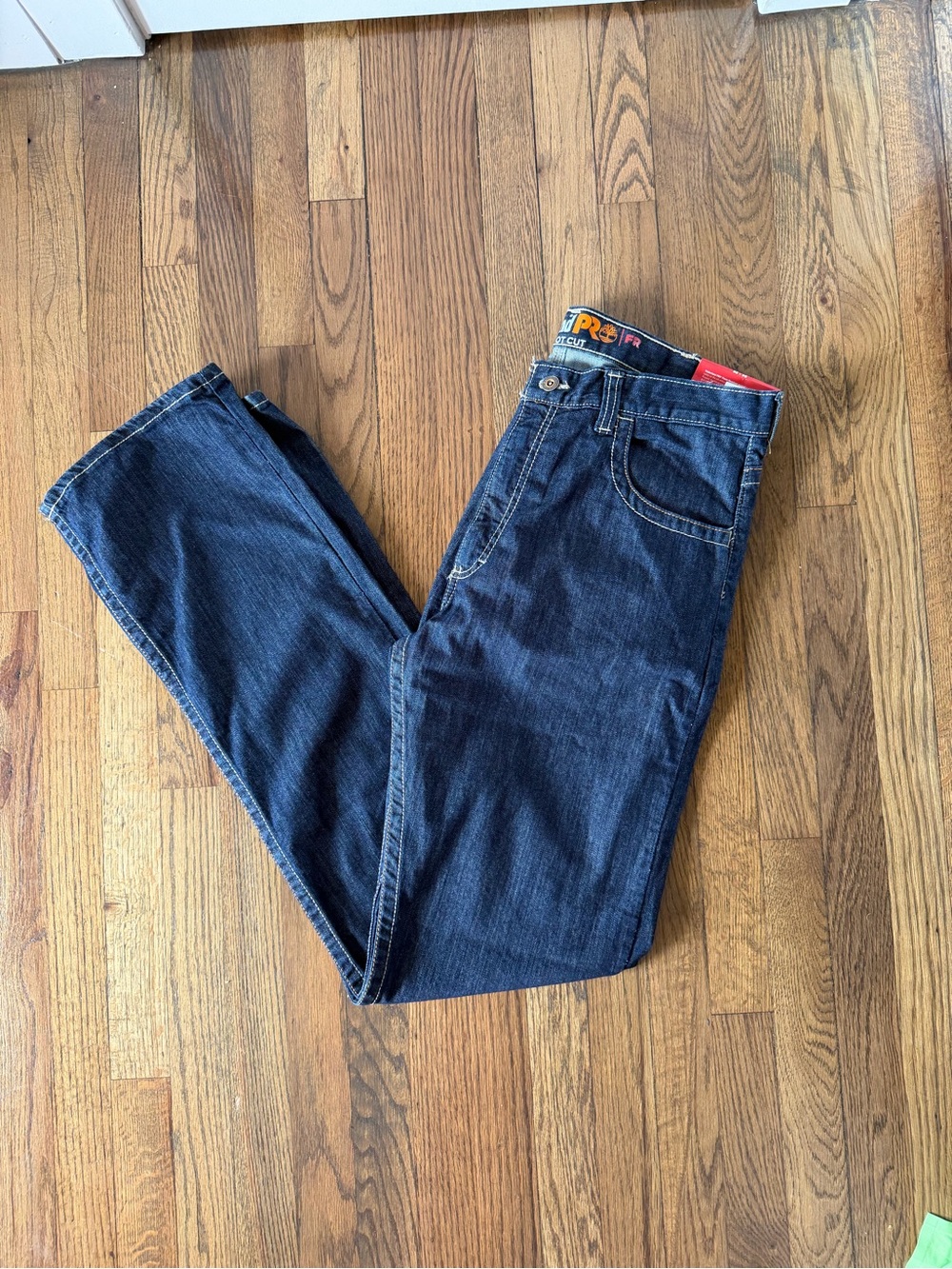Timberland PRO® Men’s Grit-N-Grind Flame-Resistant Flex Denim Work Sz W 34 L 36